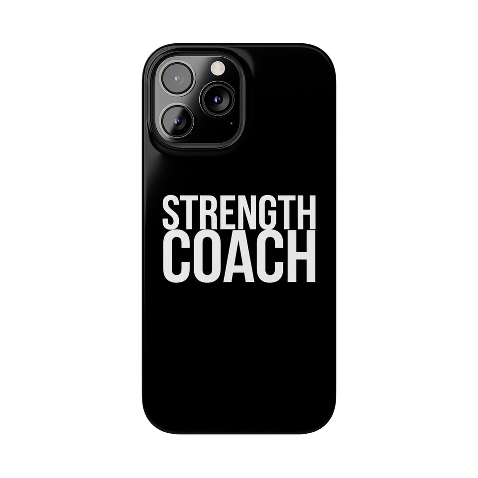 Premium Strength Coach iPhone Case | Strength Coach Gifts Slim Phone Cases