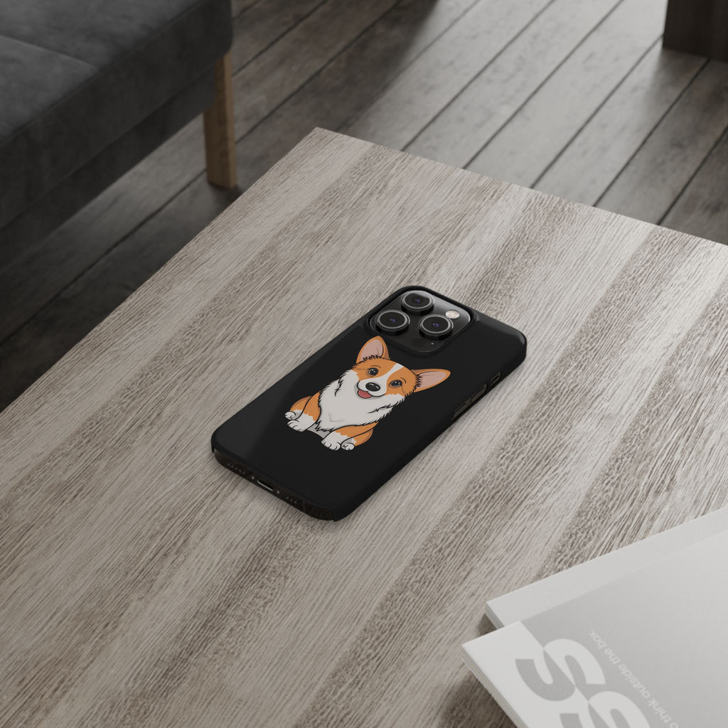 Cute Corgi Slim iPhone Case | Corgi Gift iPhone Case