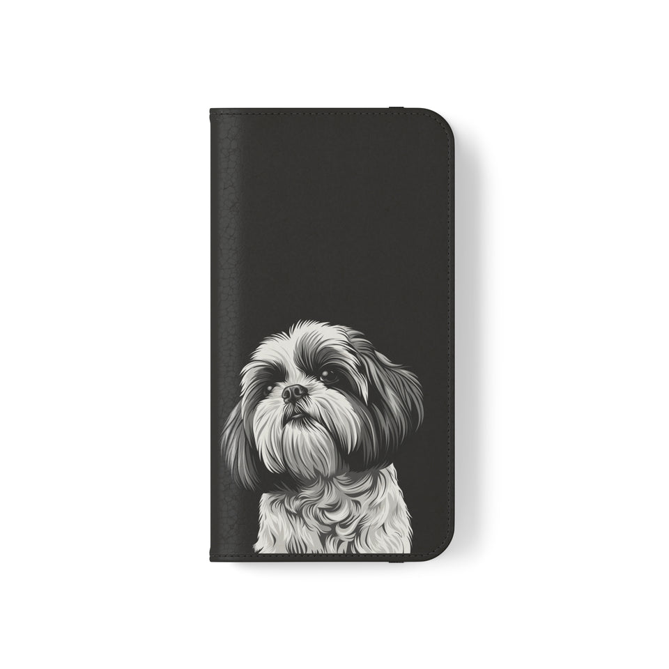 Shih Tzu Phone Case | Shih Tzu Wallet Phone Case | IPhone & Samsung Galaxy Shih Tzu Flip Cases