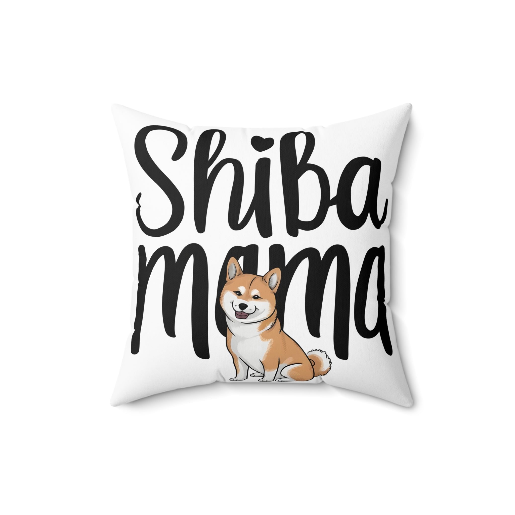Shiba Mama Spun Polyester Square Pillow | Shiba Inu  Pillow Secondary image