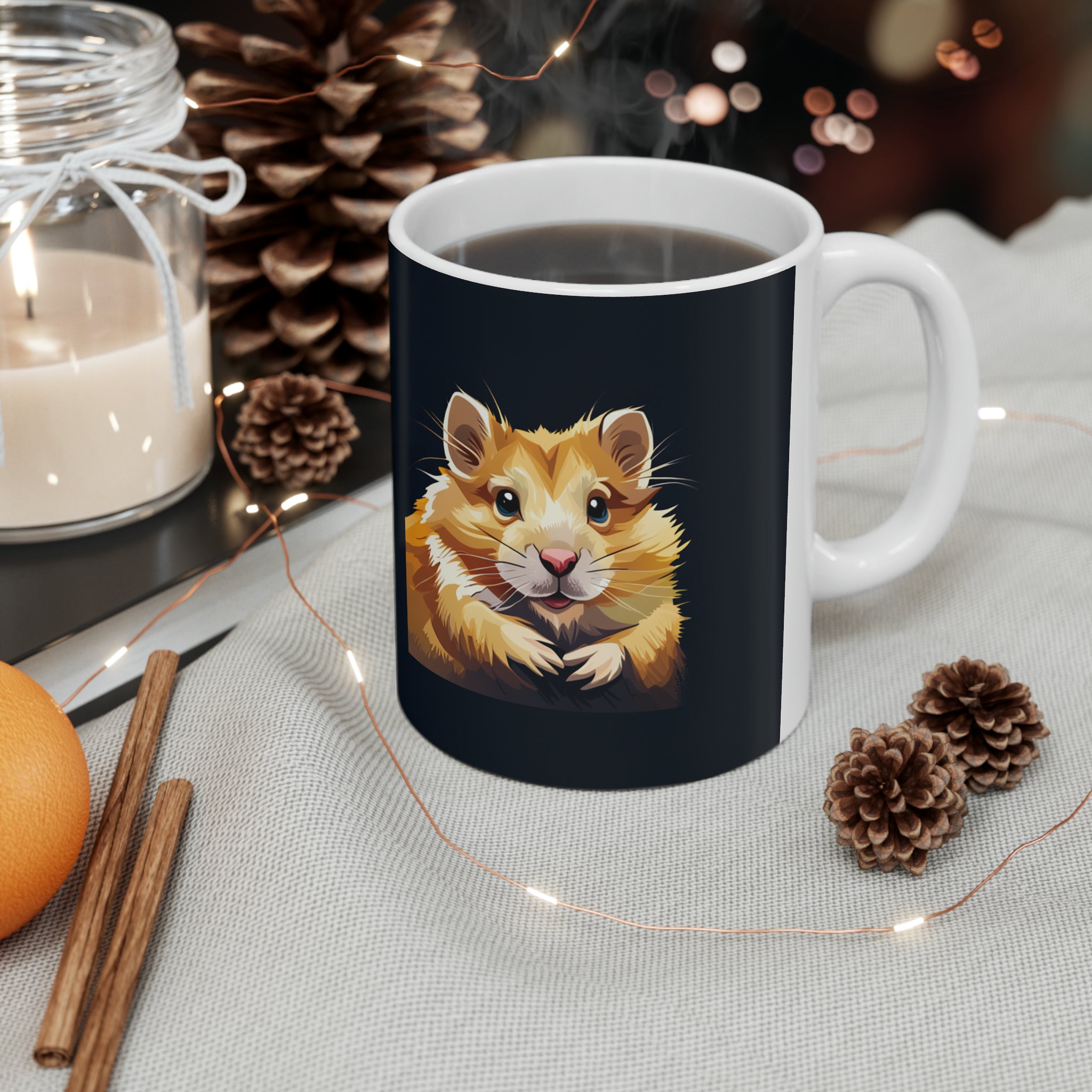 Cute Hamster Mug | Hamster Coffee Mug | Cute Hamster Gifts | Funny Hamster Presents | Hamster Mug 11oz