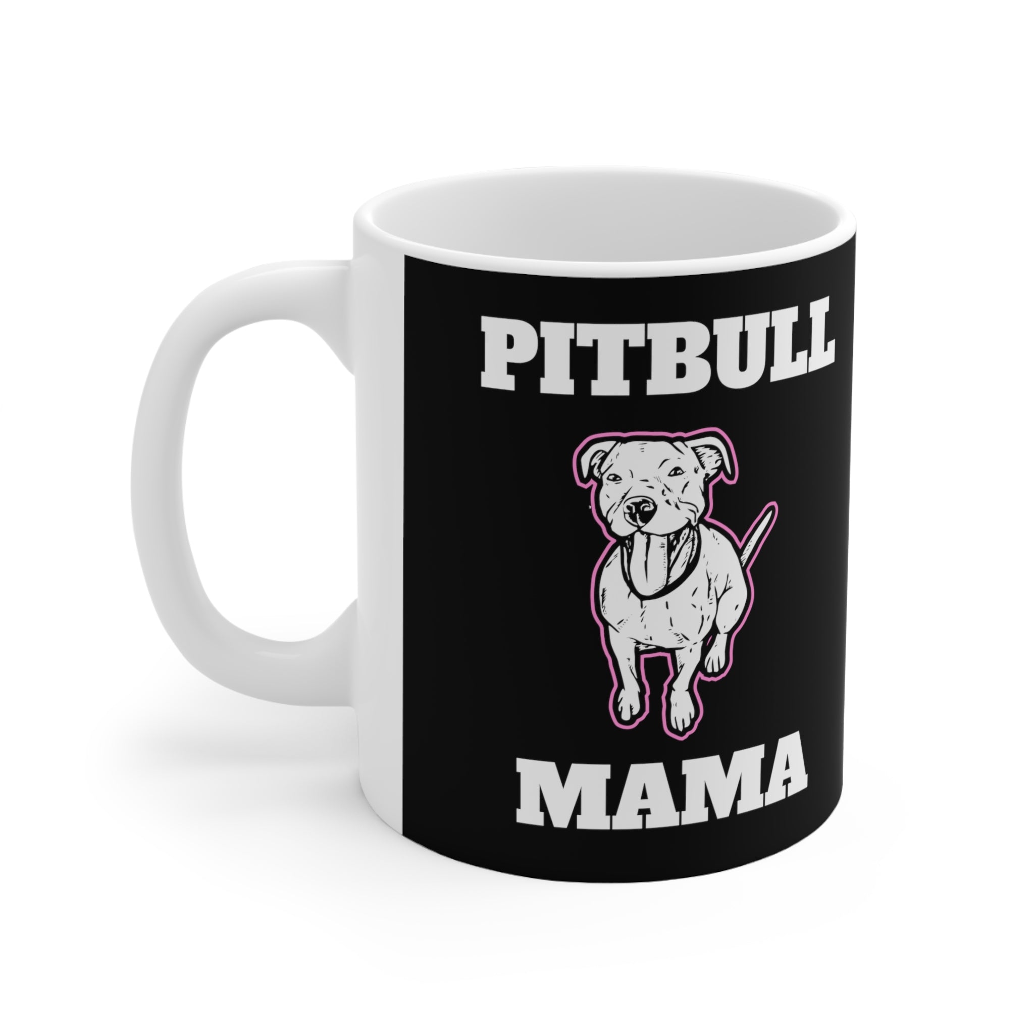 Pitbull Mama Mug 2 | Pomeranian Momma Coffee Mug | Pomeranian Gifts | Pomeranian Presents | Pitbull Mug 11oz Main image