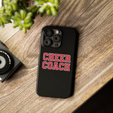 Premium Cheer Coach iPhone Case | Cheer Coach Gifts Slim Phone Cases Premium Cheer Coach iPhone Case | Cheer Coach Gifts Slim Phone Cases