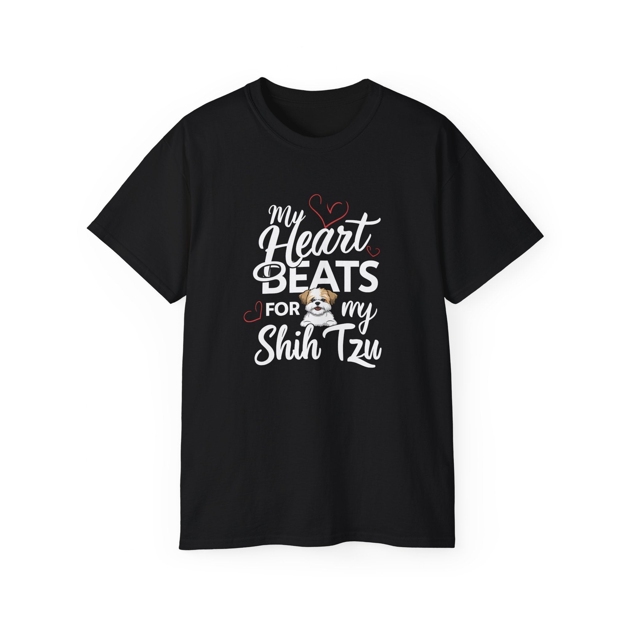 My Heart Beats For My Shih Tzu Shirt | Shih Tzu Gift | Shih Tzu Merchandise | Shih Tzu Gifts | Shih Tzu Presents Unisex T-Shirt Main image