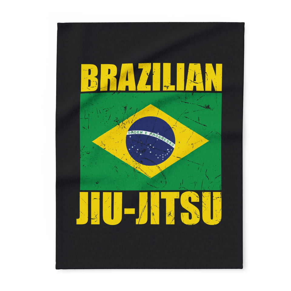 Brazilian Jiu Jitsu Blanket | Flag BJJ Arctic Fleece Blanket