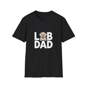 Labrador Dad T-Shirt - Unisex Softstyle Labrador Dog Dad Tee Labrador Dad T-Shirt - Unisex Softstyle Labrador Dog Dad Tee