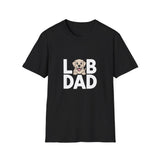Labrador Dad T-Shirt - Unisex Softstyle Labrador Dog Dad Tee Labrador Dad T-Shirt - Unisex Softstyle Labrador Dog Dad Tee