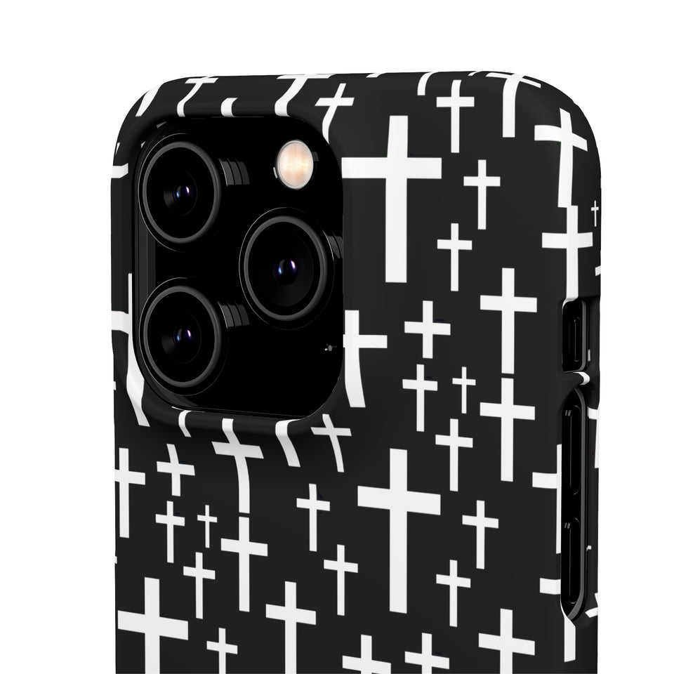 Faith In Jesus iPhone Christian Religion Phone Case | Faith Cross Phone Case | Christian Cross iPhone & Samsung Galaxy Snap Cases