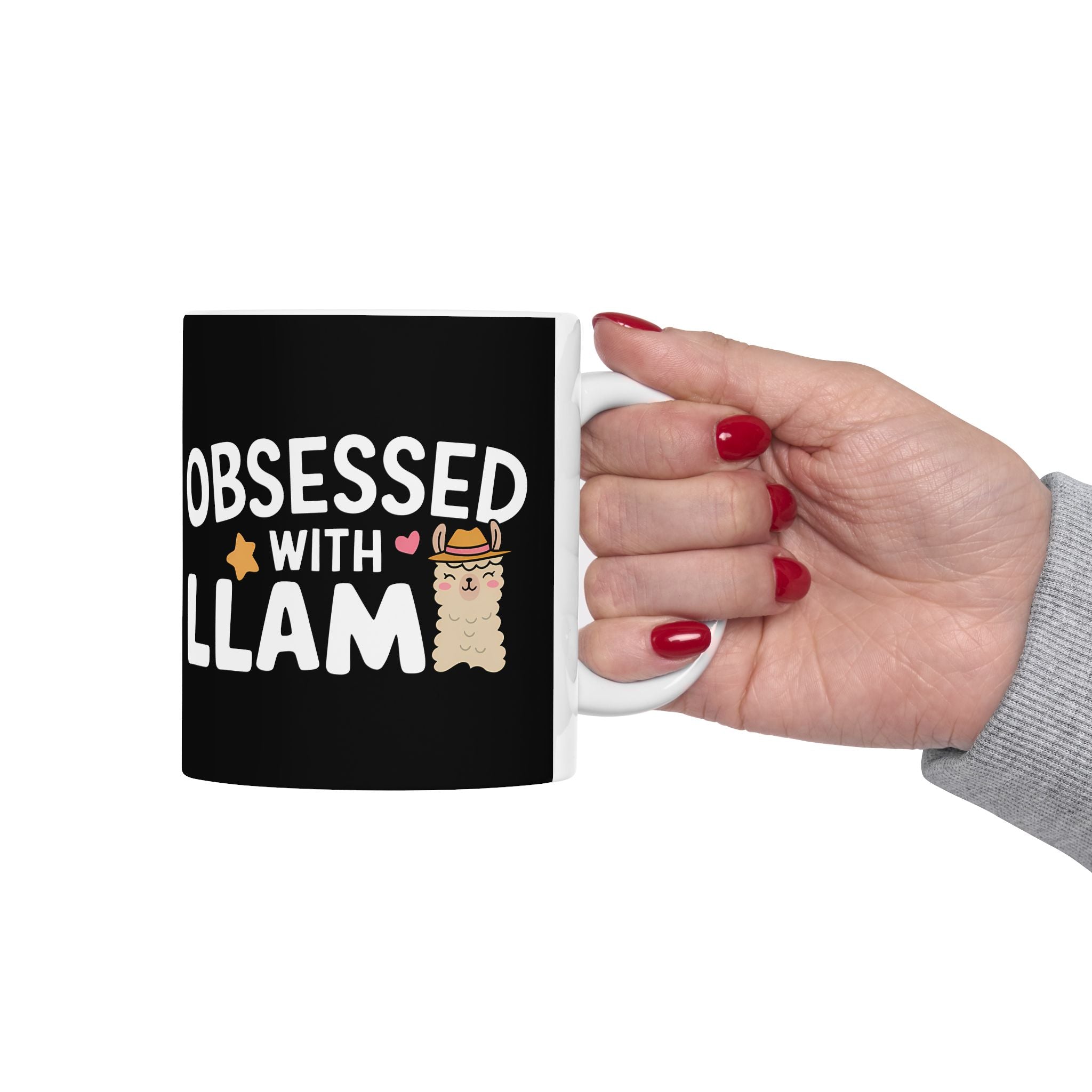 Obsessed With Llama - Llamas Mug | Llama Coffee Mug | Cute Llamas Coffee Mug 11oz