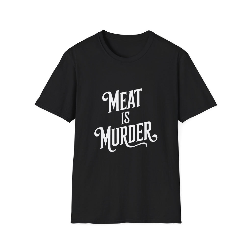 Vegan Unisex Softstyle T-Shirt - Meat Is Murder Shirt