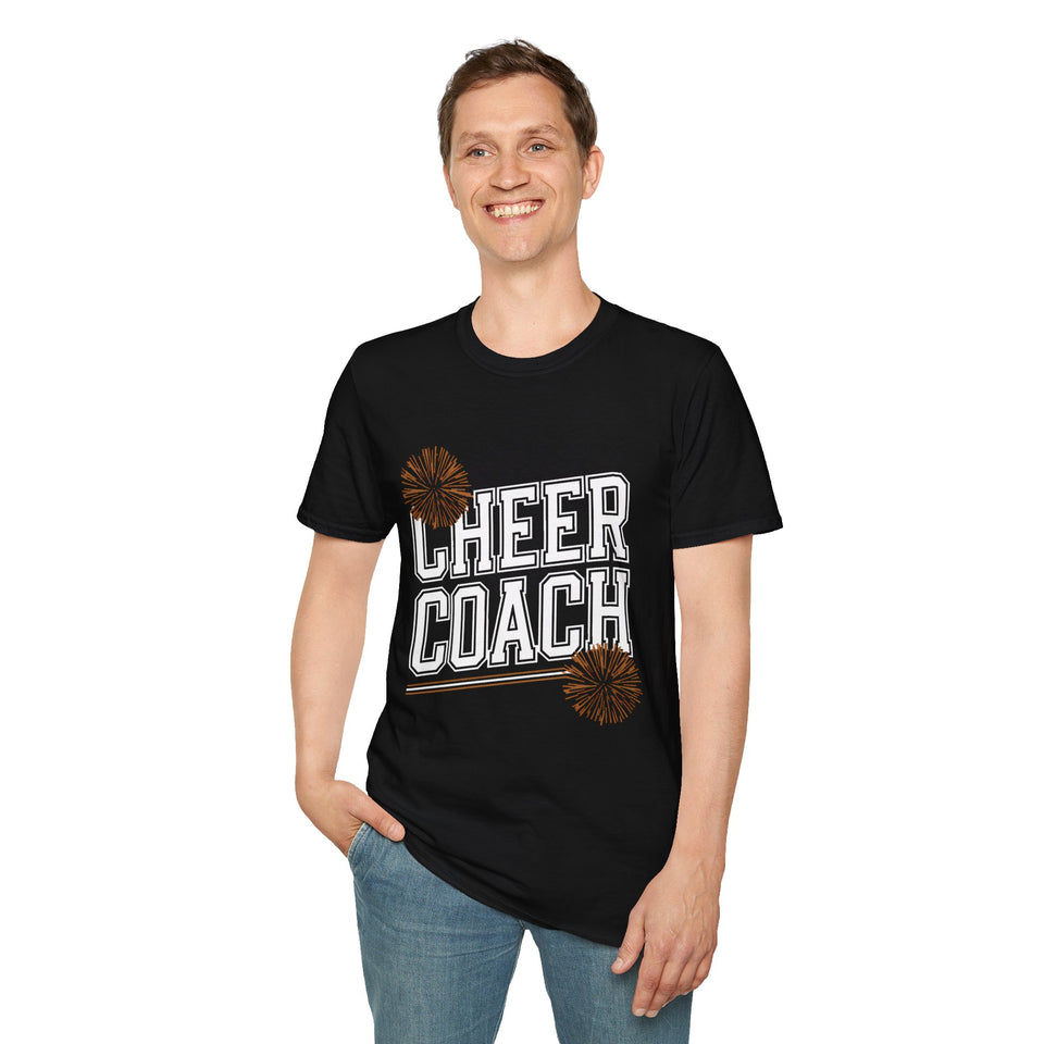 Cheer Coach Shirt 2 | Cheerleading Coach Gift | Unisex Cheer Coach Present T Shirt