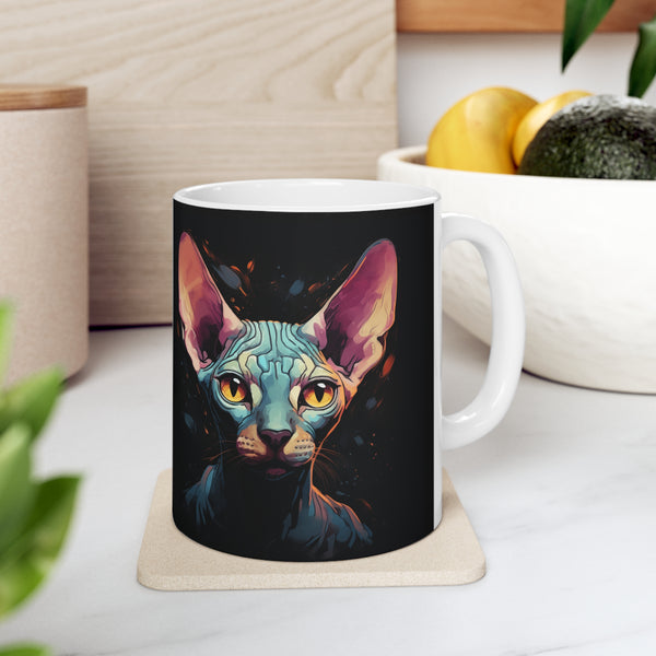 sphynx cat gifts, sphynx cat mug, hairless cat gifts,  gifts for sphynx cat lovers, hairless cat mug, sphynx cat coffee mug