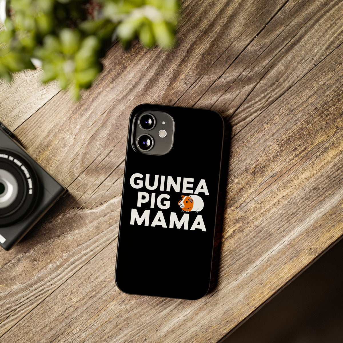 Cute Guinea Pig Mama Slim iPhone Cases | Guinea Pig Gift iPhone Case