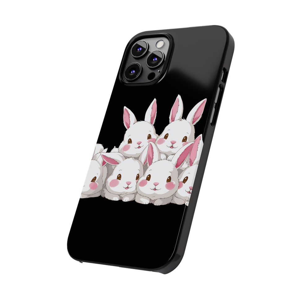 Premium Cute Rabbit iPhone Case | Rabbit Gifts Slim Phone Cases