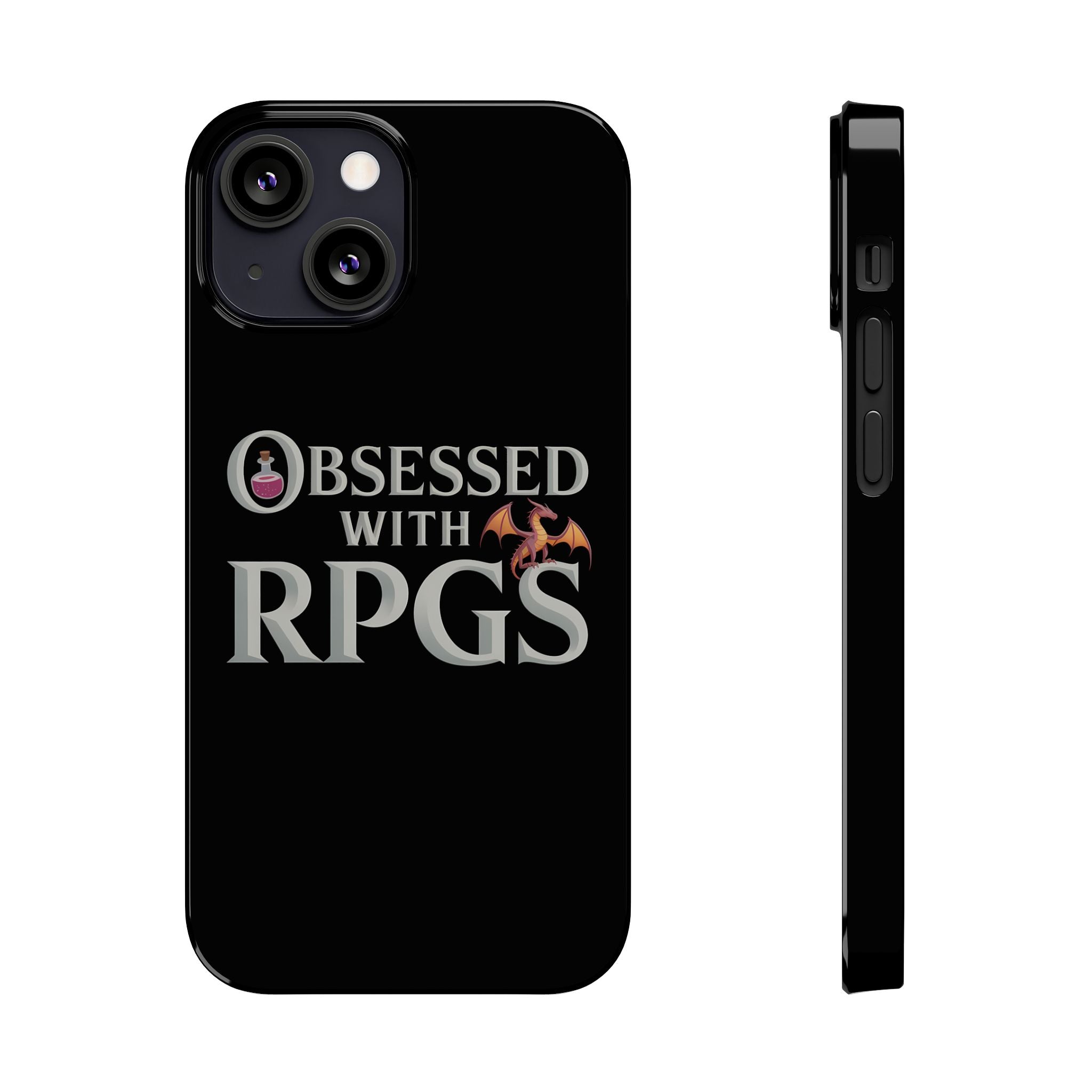 Premium Obsessed With RPGs iPhone Case | Fantasy Role Playing Game Slim Phone Cases