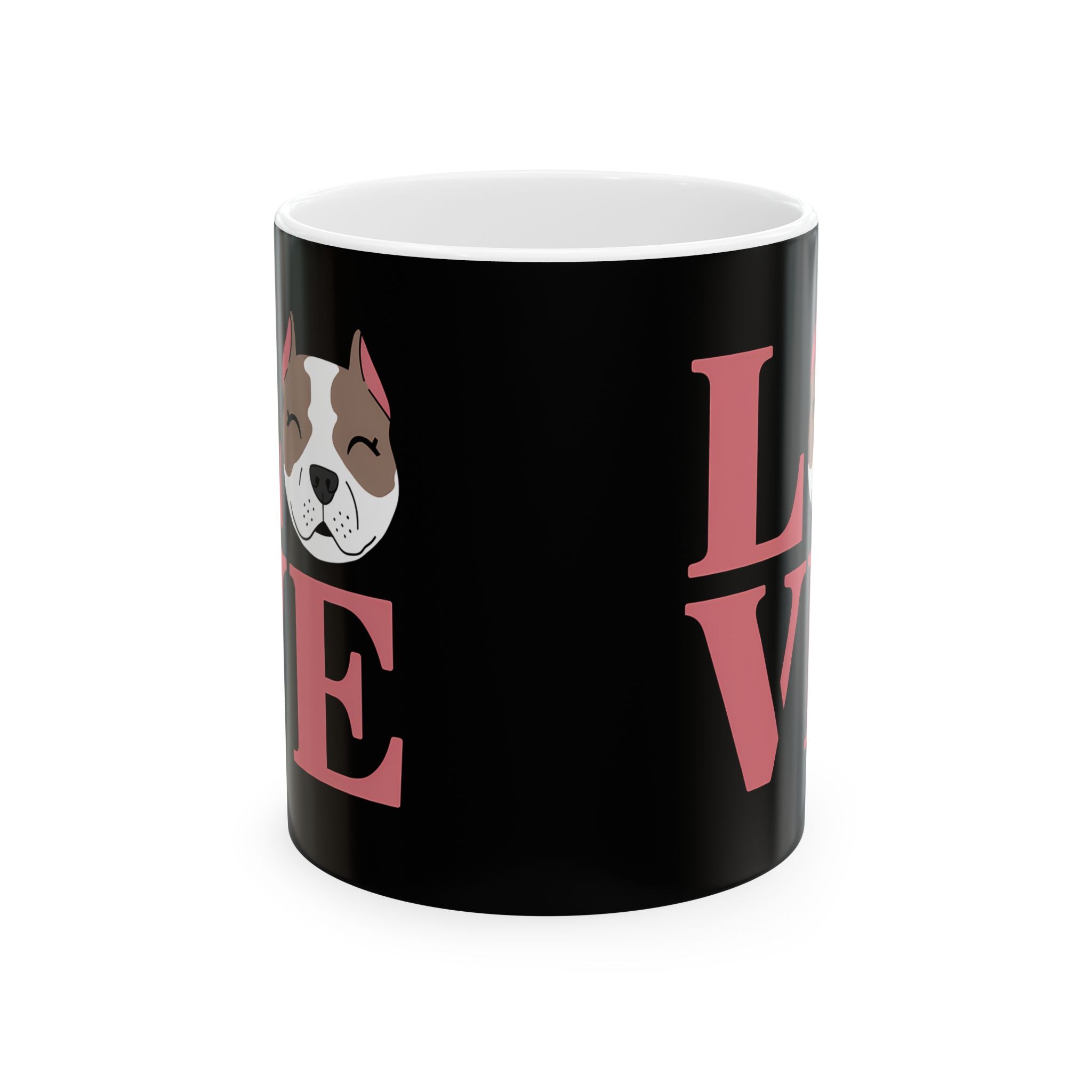 Cute Love Pitbulls Mug | Pitbull Coffee Mug | Cute Pitbull Coffee Mug 11oz Secondary image