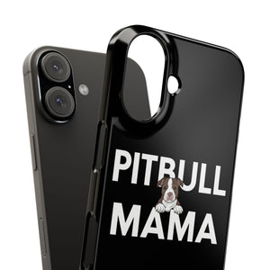 Premium Pitbull Mama 3 iPhone Case | Pitbull Gifts Slim Phone Cases Premium Pitbull Mama 3 iPhone Case | Pitbull Gifts Slim Phone Cases