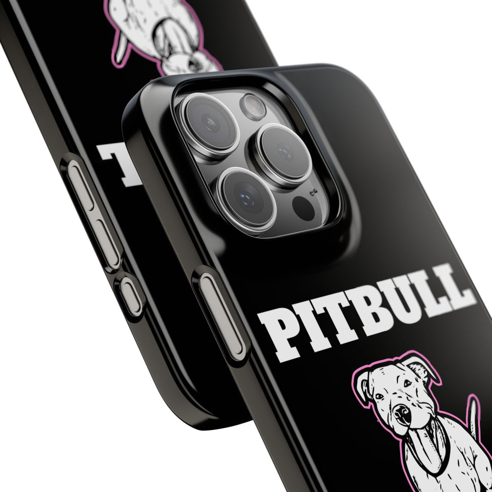 Premium Pitbull Mama 2 iPhone Case | Pitbull Gifts Slim Phone Cases