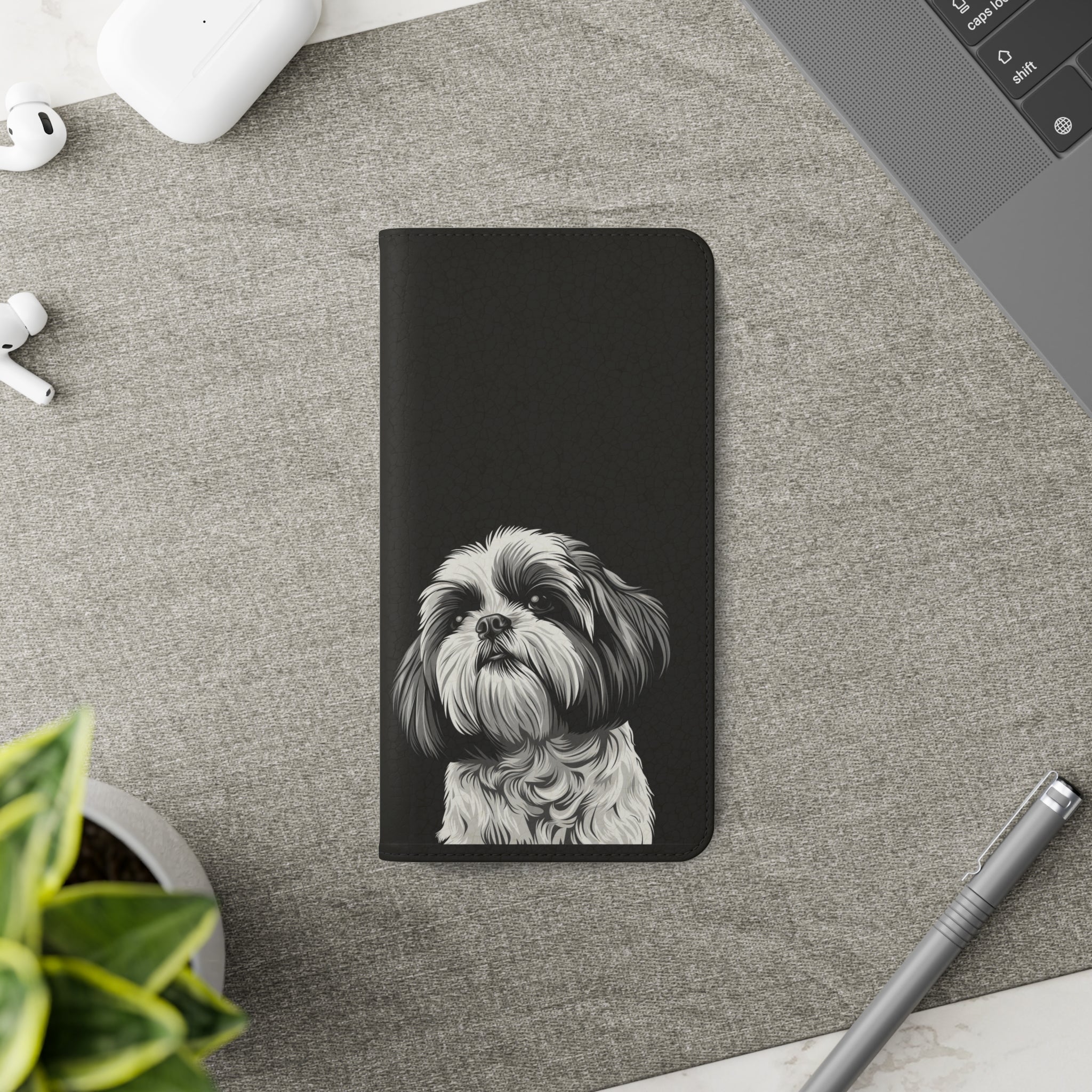 Shih Tzu Phone Case | Shih Tzu Wallet Phone Case | IPhone & Samsung Galaxy Shih Tzu Flip Cases