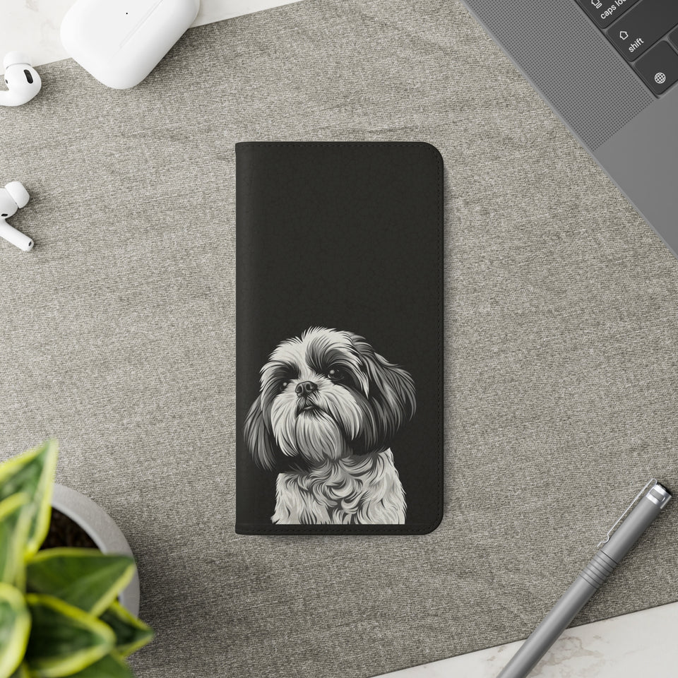 Shih Tzu Phone Case | Shih Tzu Wallet Phone Case | IPhone & Samsung Galaxy Shih Tzu Flip Cases