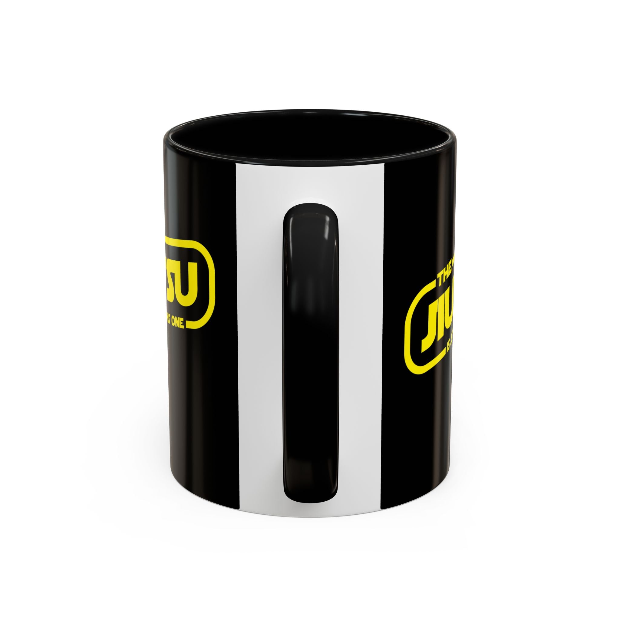 Brazilian Jiu Jitsu The Jiu Jitsu Is Strong With This One | BJJ Accent Coffee Mug