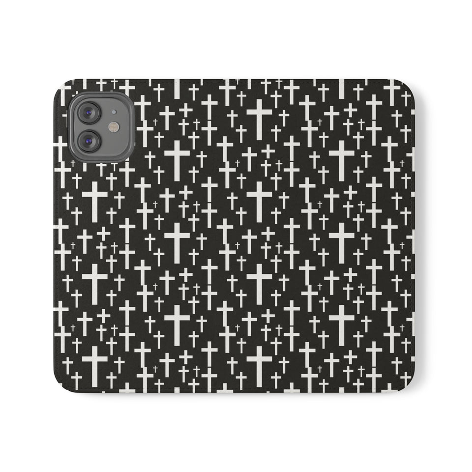 Faith Religion Jesus Cross Phone Case | Faith Religion Wallet Phone Case Gifts | IPhone & Samsung Galaxy Jesus Cross  Flip Cases