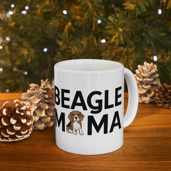 Beagle Mama Mug 2 | Beagle Gifts | Beagle Dog Ceramic Mug 11oz