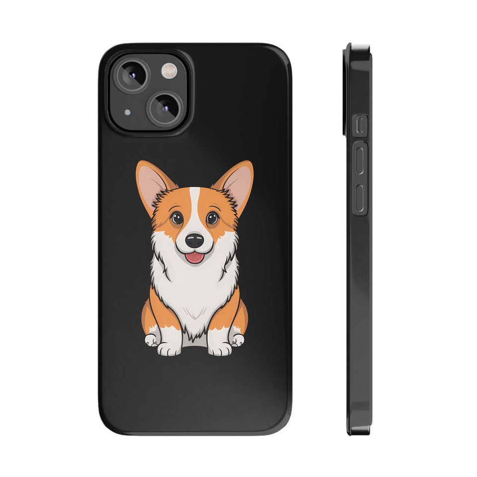 Cute Corgi Slim iPhone Case | Corgi Gift iPhone Case
