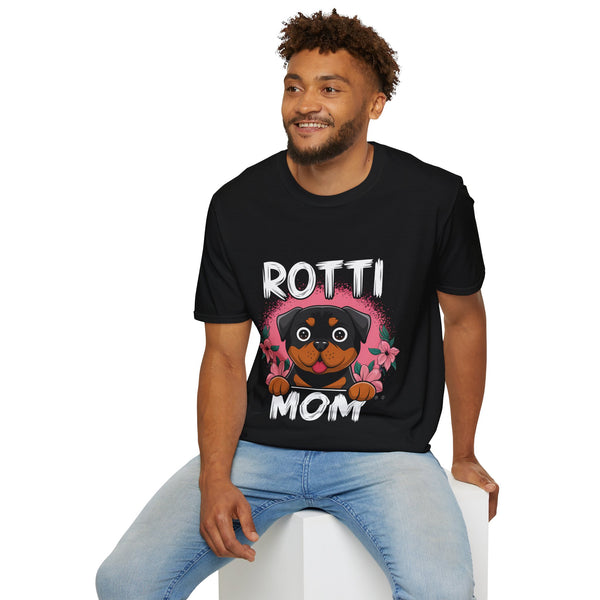 Rottie Mom Rottweiler Dog Mama Mom Unisex T-Shirt