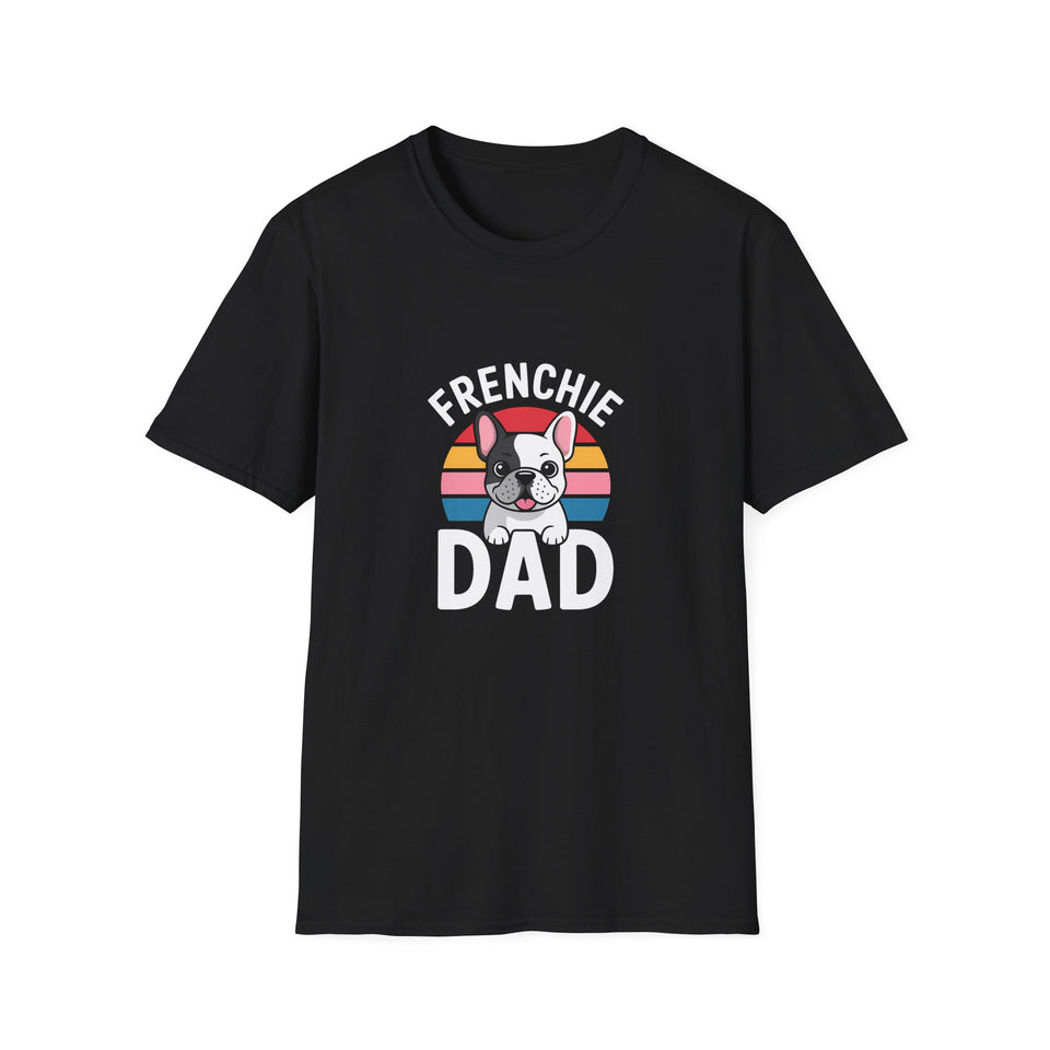 Frenchie Dad T-Shirt 2 - French Bulldog Dad Graphic Tee