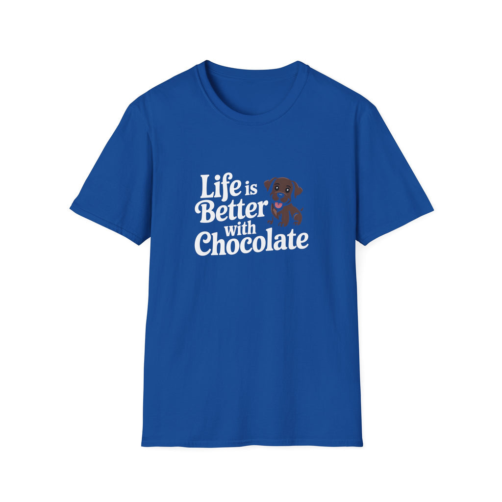 Life Is Better With Chocolate Labrador T-Shirt