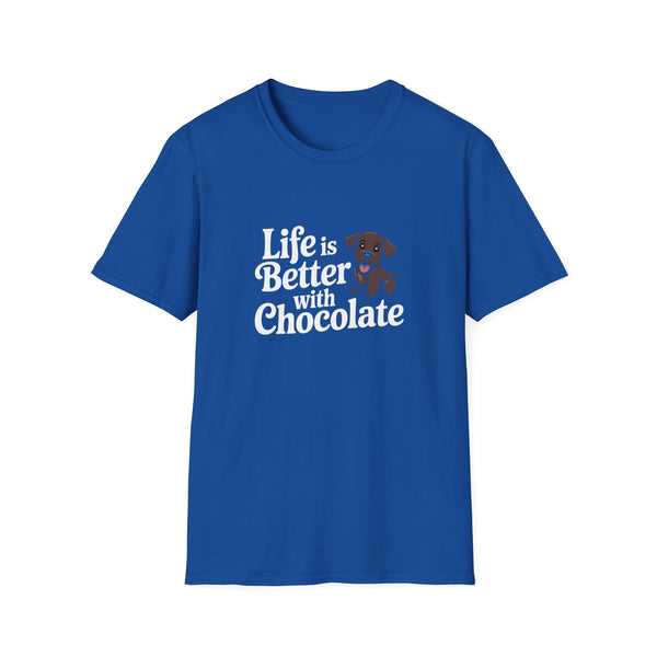 Life Is Better With Chocolate Labrador T-Shirt