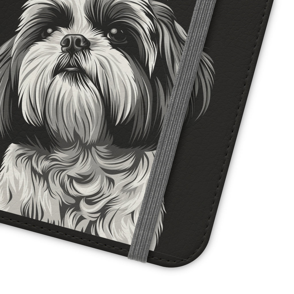 Shih Tzu Phone Case | Shih Tzu Wallet Phone Case | IPhone & Samsung Galaxy Shih Tzu Flip Cases