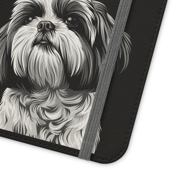 Shih Tzu Phone Case | Shih Tzu Wallet Phone Case | IPhone & Samsung Galaxy Shih Tzu Flip Cases
