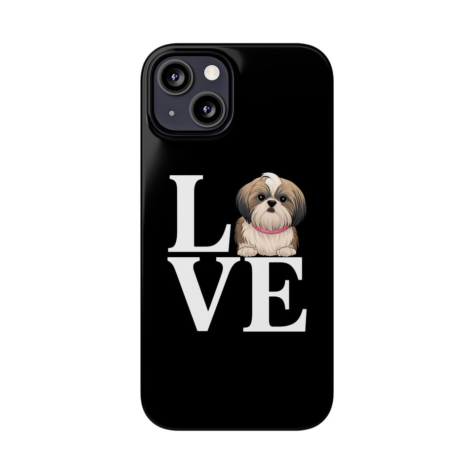 Premium Love Shih Tzu iPhone Case | Cute Shih Tzu Slim Phone Cases