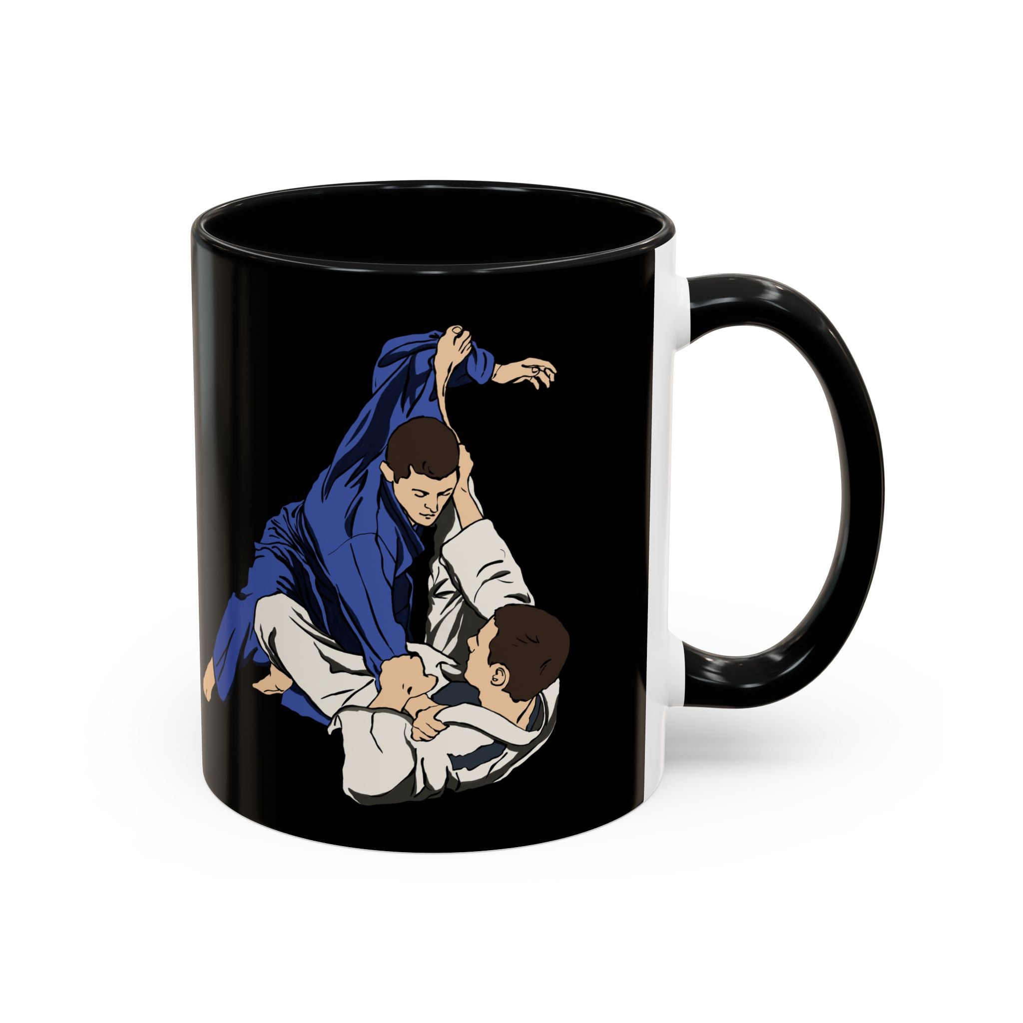 Brazilian Jiu Jitsu Rolling | BJJ Accent Coffee Mug Main image