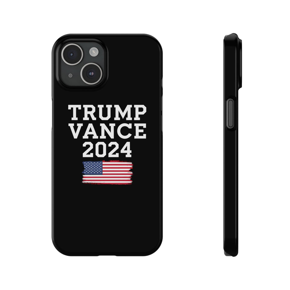 Premium Trump Vance 2024 iPhone Case | Donald Trump Gifts Slim Phone Cases
