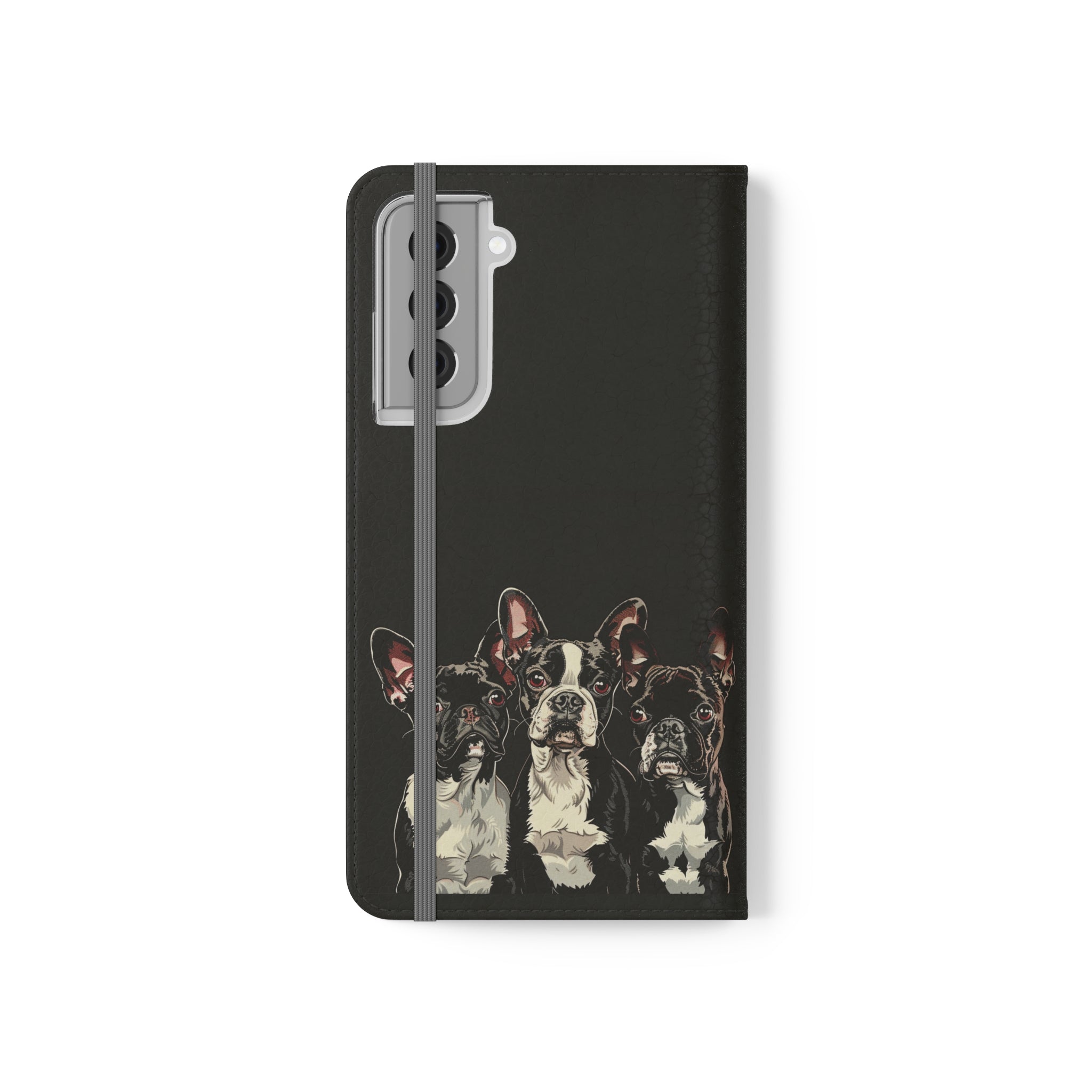 Boston Terrier Phone Case | Boston Terrier Wallet Phone Case | IPhone & Samsung Galaxy Boston Terrier Flip Cases