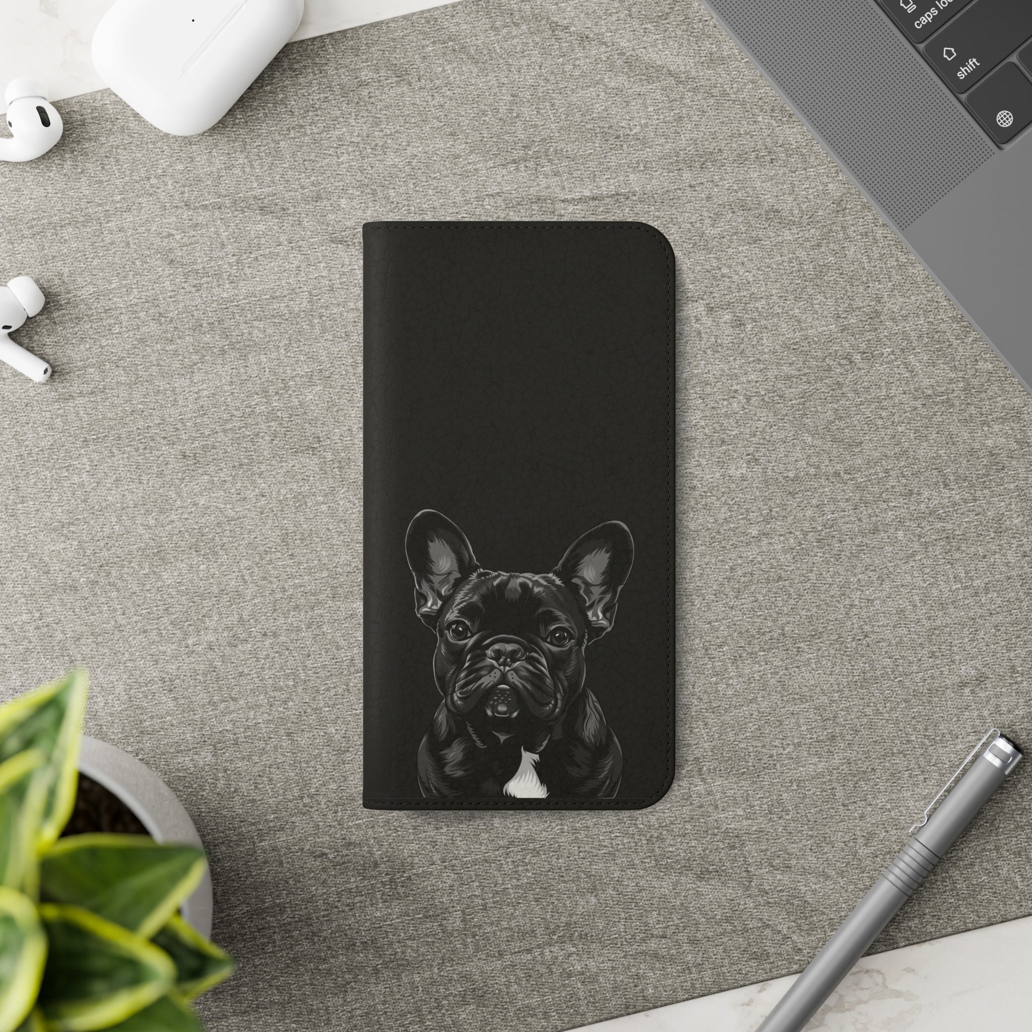 French Bulldog Phone Case | I Love My Frenchie Wallet Phone Case Gifts | IPhone & Samsung Galaxy French Bulldog Flip Cases