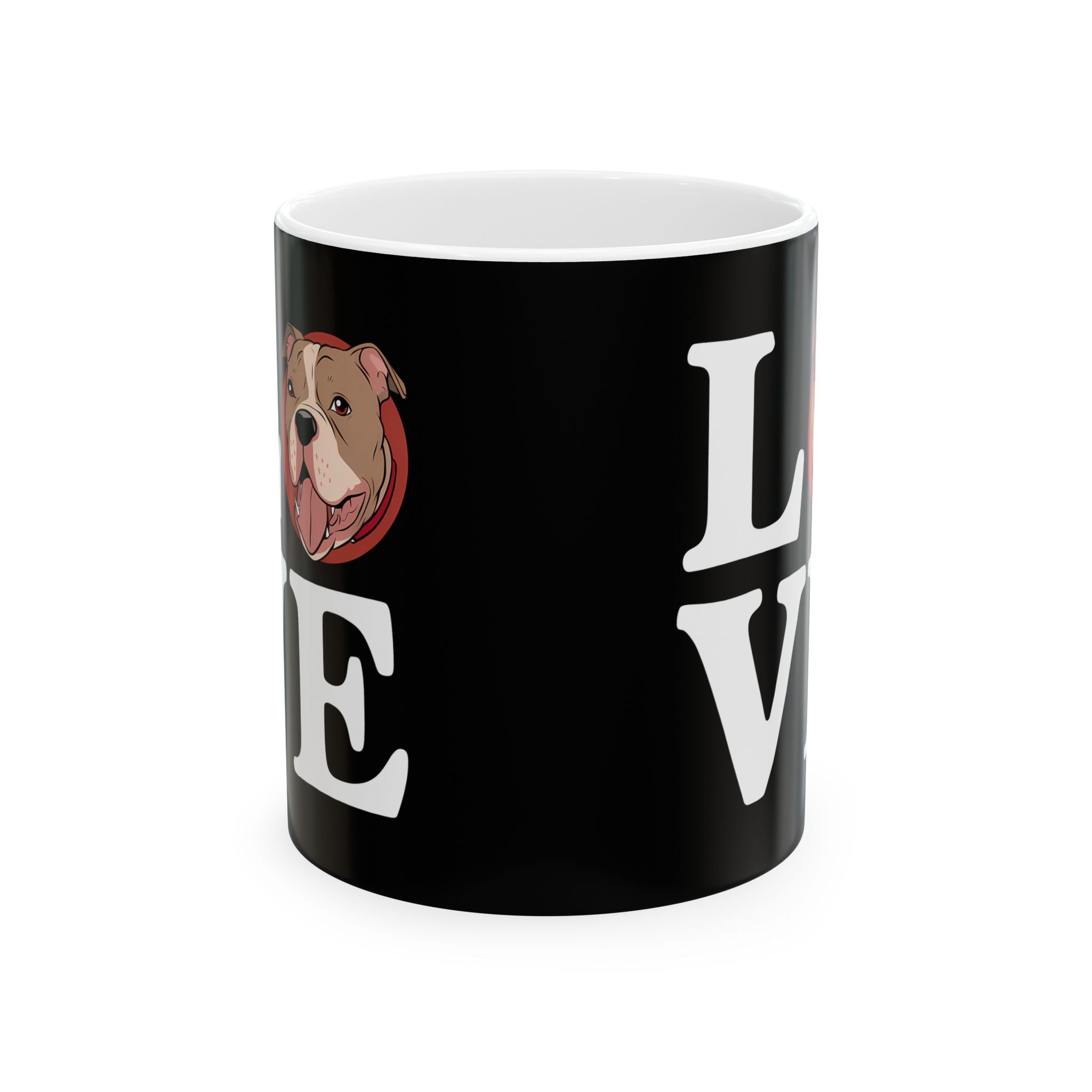 Sweet Love Pitbulls Mug | Pitbull Coffee Mug | Cute Pitbull Coffee Mug 11oz