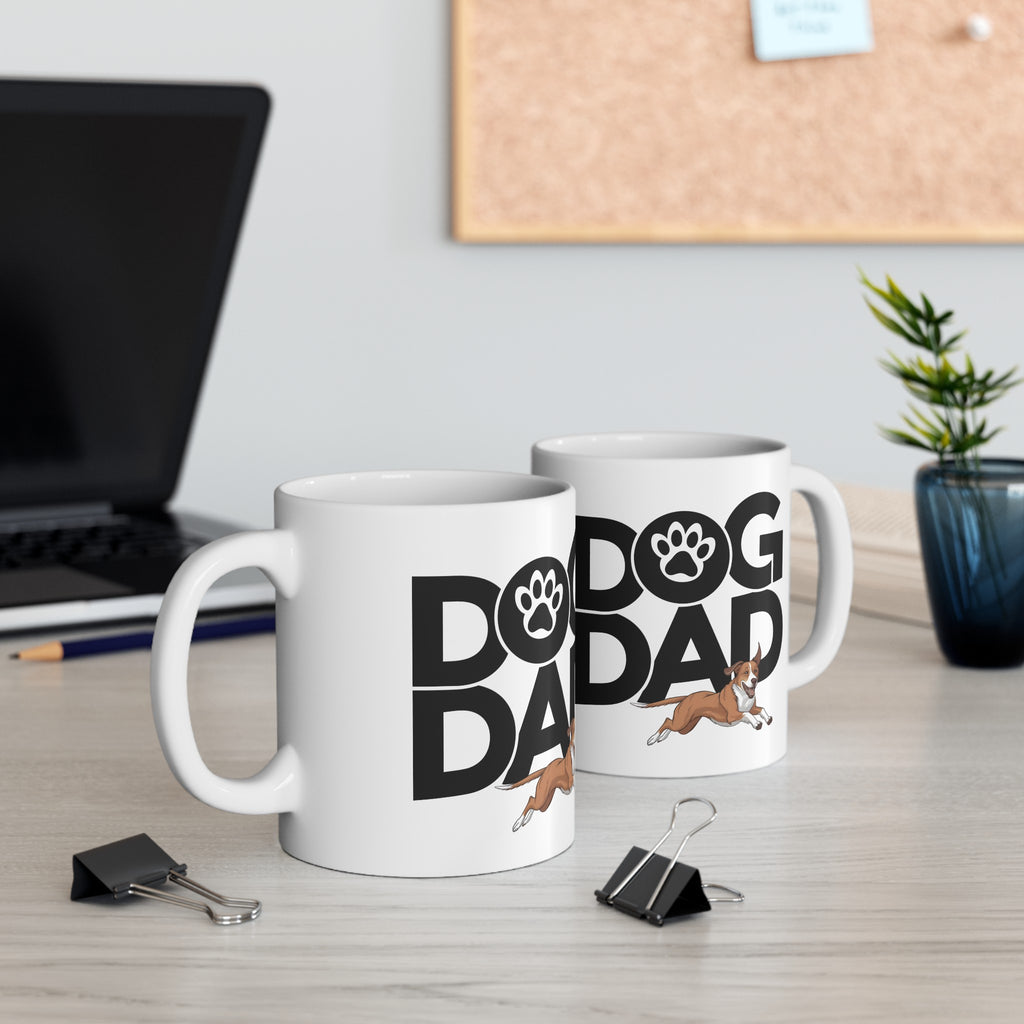 Dog Dad Mug White | Dog Dad Gift | Dog Dad Coffee Mug | Dog Dad Presents Mug 11oz