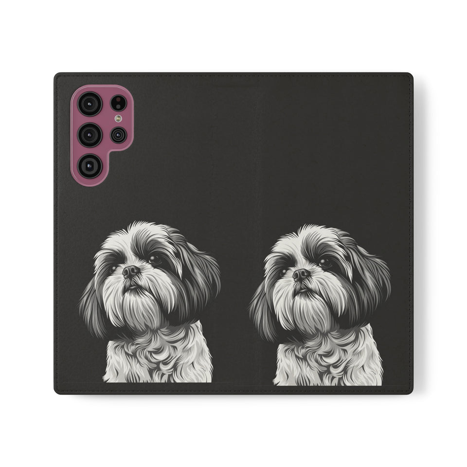 Shih Tzu Phone Case | Shih Tzu Wallet Phone Case | IPhone & Samsung Galaxy Shih Tzu Flip Cases