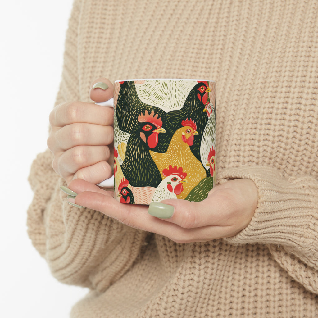 chicken gift, chicken mug, gifts for chicken lovers, gifts for chicken owners, chicken themed gifts, chicken gifts for her, chicken coffee mug, chicken gifts for chicken lovers, chicken presents, 