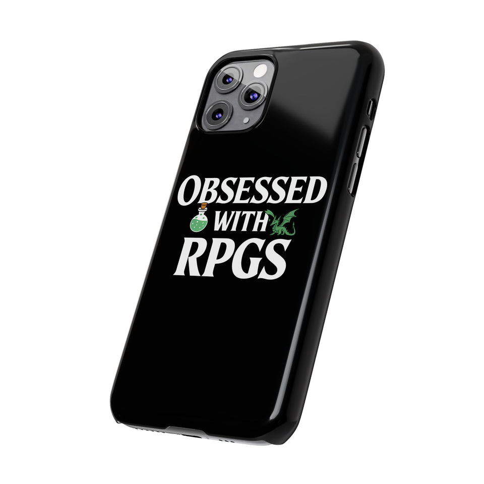 Premium Obsessed With RPGs iPhone Case | Role Playing Game Slim Phone Cases