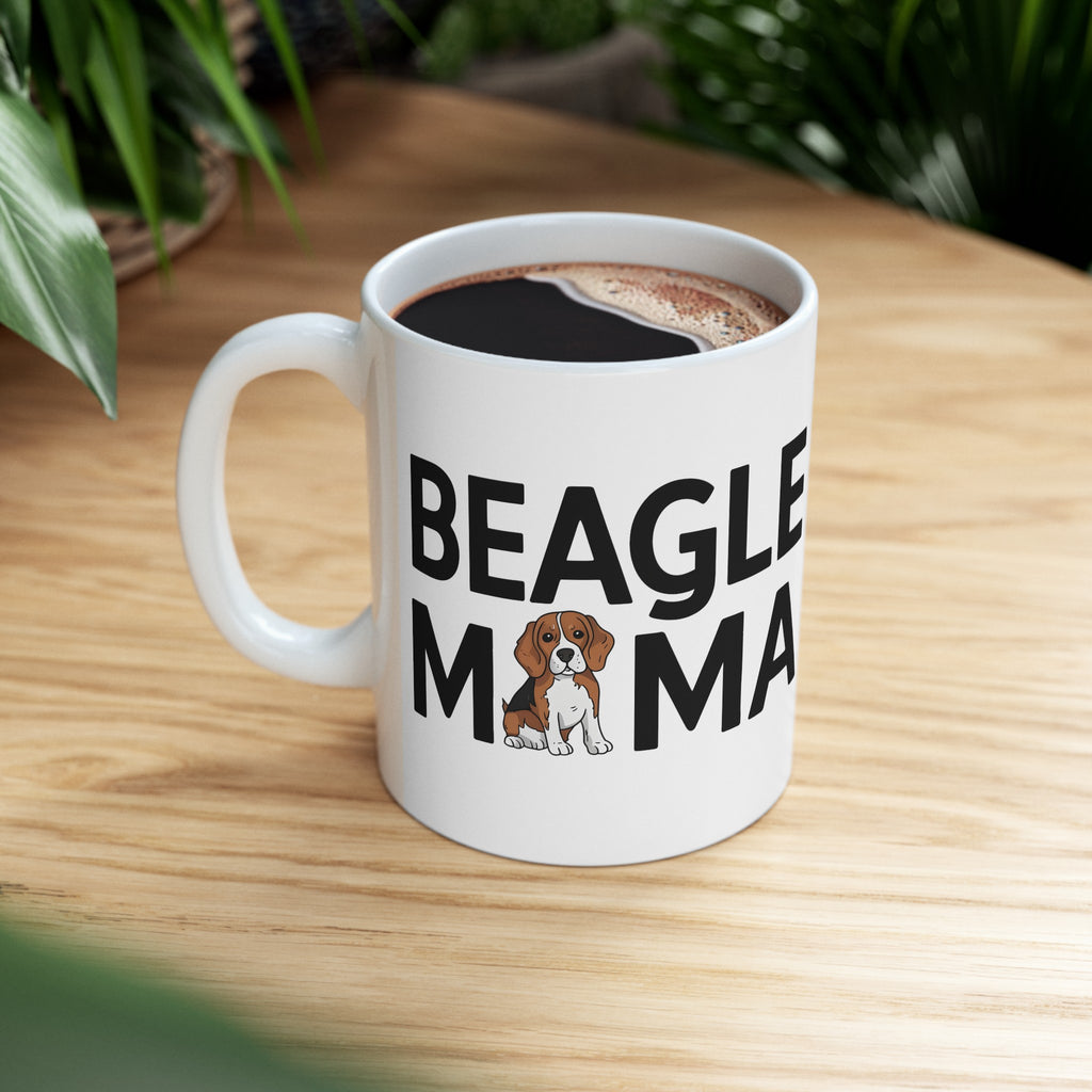 Beagle Mama Mug 2 | Beagle Gifts | Beagle Dog Ceramic Mug 11oz