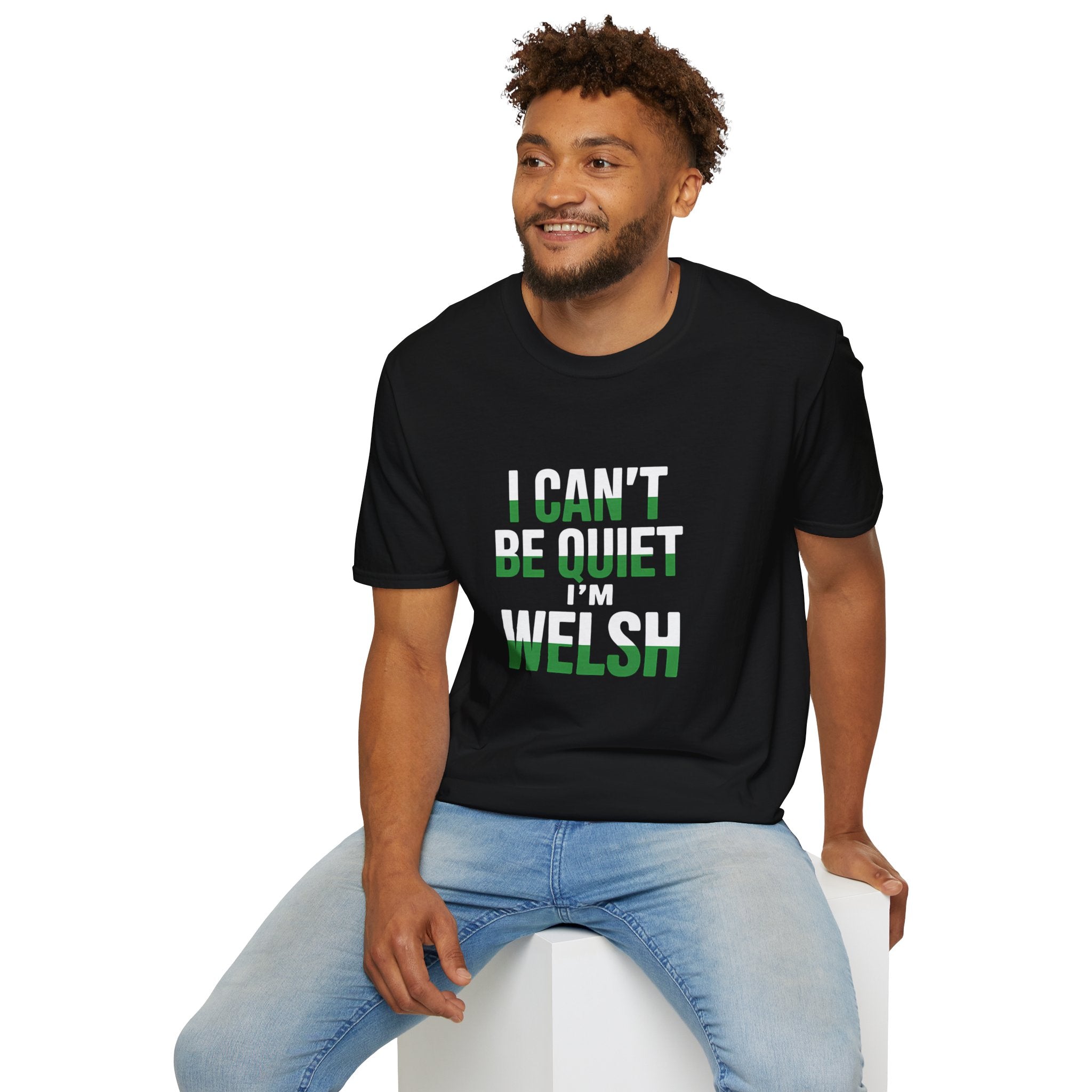 Welsh Wales Unisex T-Shirt - I Can't Be Quiet I'm Welsh Wales Shirt