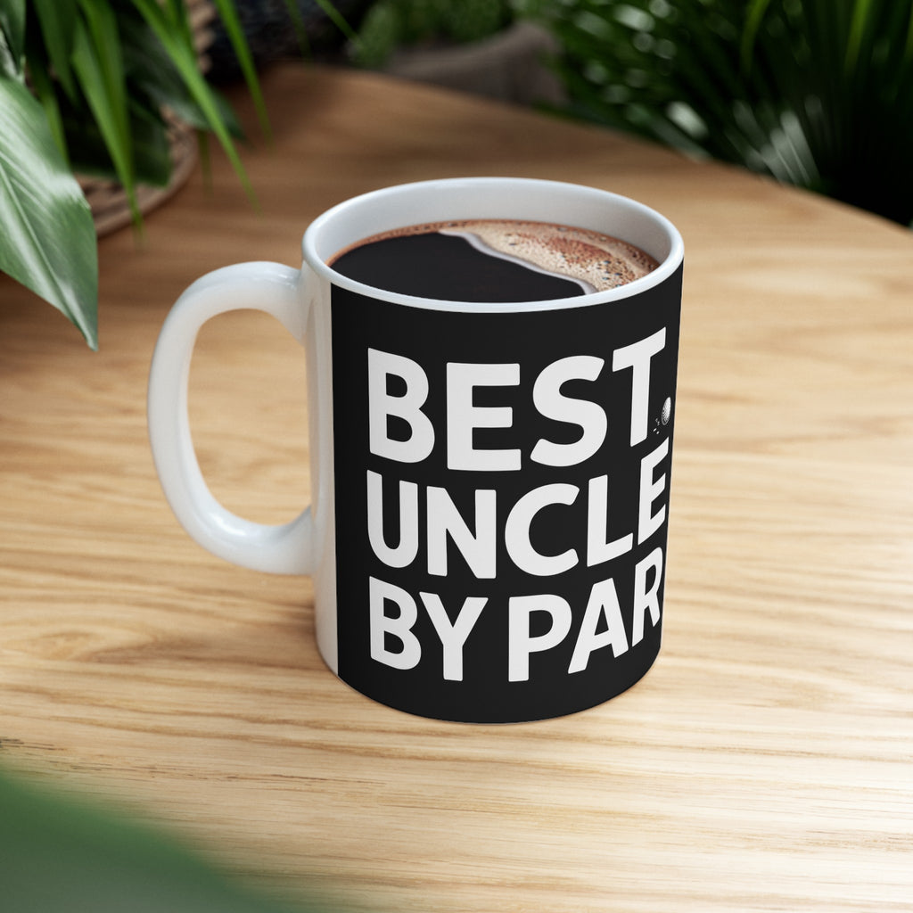 Best Uncle By Par Funny Golf Mug | Golf Gift | Uncle Merchandise | WUncle Birthday Gifts | Uncle Presents Golf Ceramic Mug 11oz 2
