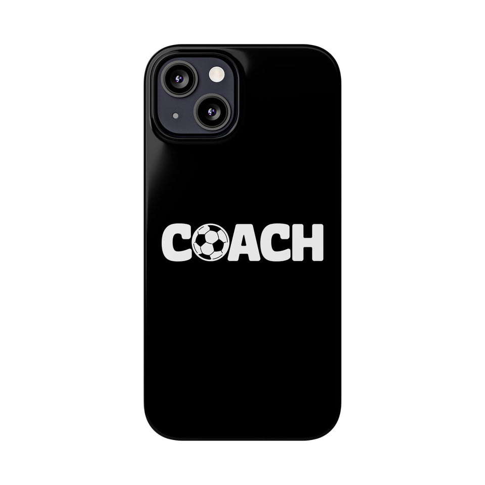 Premium Soccer Coach iPhone Case | Soccer Coach Gifts Slim Phone Cases