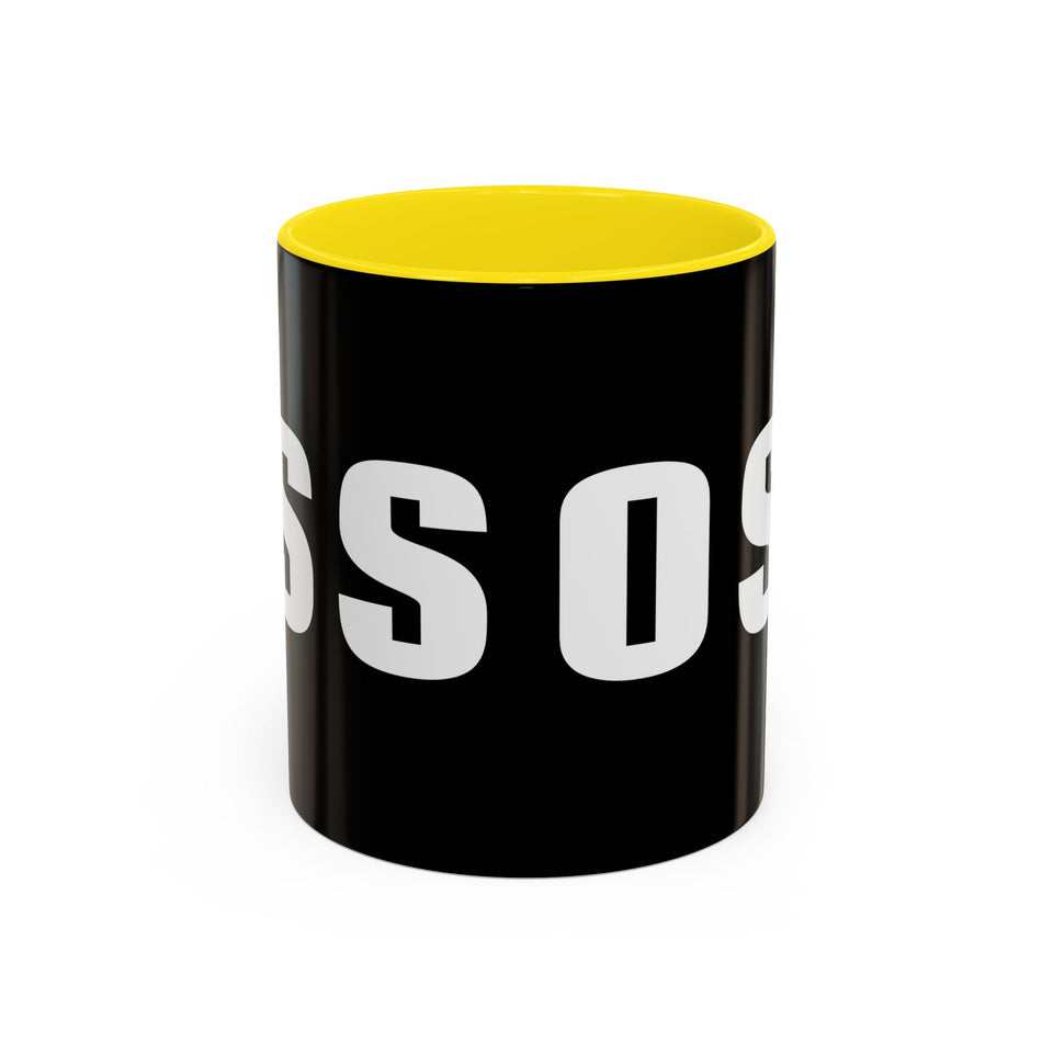 Brazilian Jiu Jitsu OSS | BJJ Accent Coffee Mug