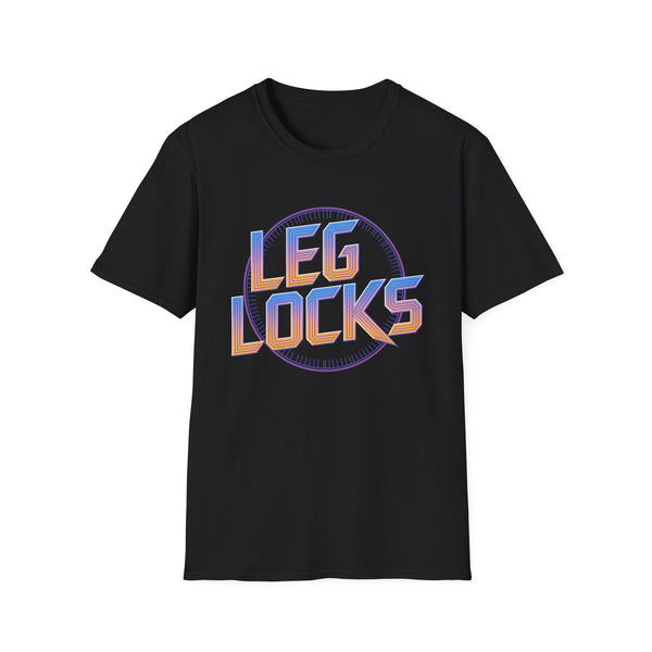Retro Leg Locks BJJ Unisex T-Shirt for Brazilian Jiu Jitsu Enthusiasts